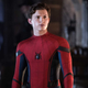 Tom Holland as Spider-Man.